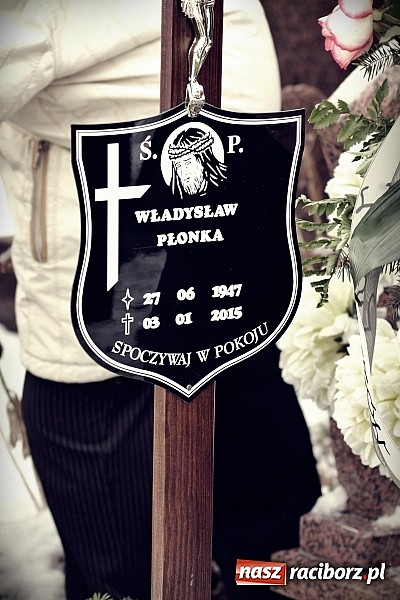 Zdjęcie w galerii na portalu naszraciborz.pl: Na cmentarzu Jeruzalem pożegnano Władysława Płonkę wiadomości z regionu