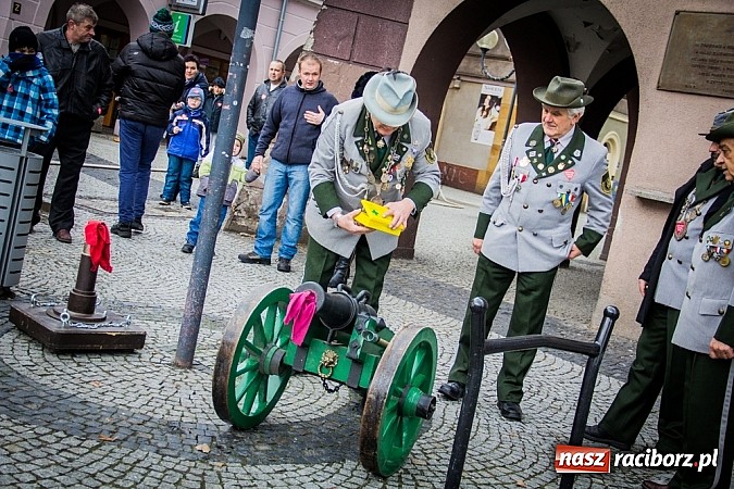 Zdjęcie w galerii na portalu naszraciborz.pl: Wielka Orkiestra Owsiaka na Rynku - z morsami, strażakami i braćmi kurkowymi wiadomości z regionu