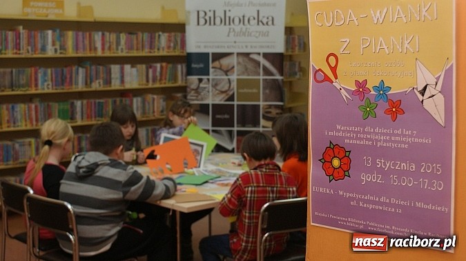 Zdjęcie w galerii na portalu naszraciborz.pl: Warsztaty z wyobraźnią: Cuda-wianki z pianki wiadomości z regionu