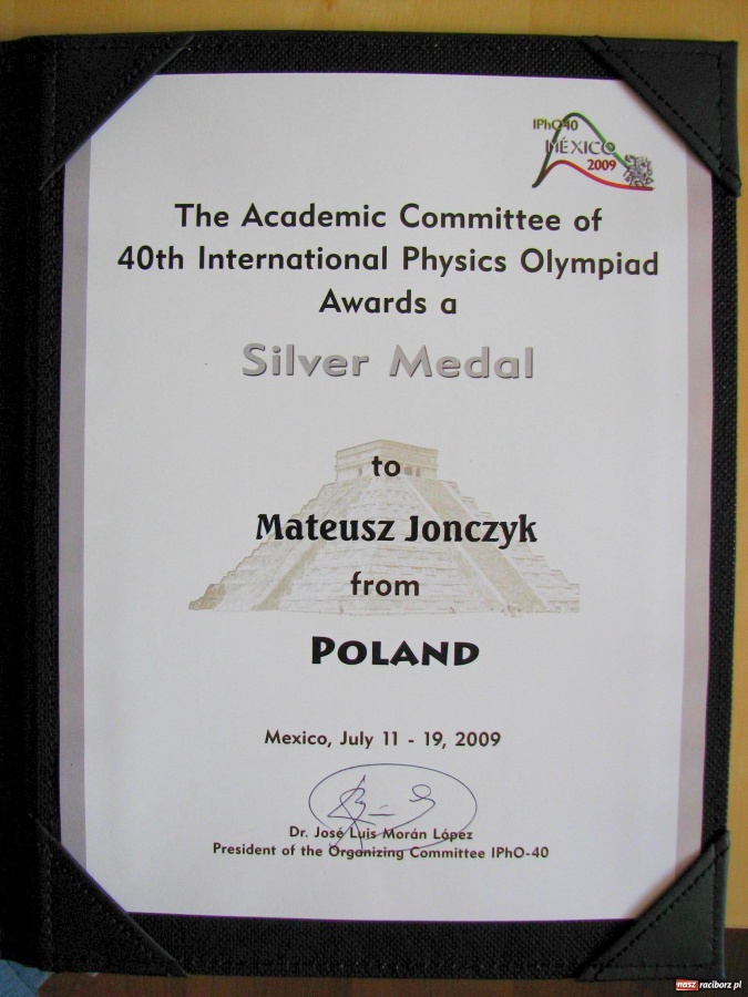 Zdjęcie w galerii na portalu naszraciborz.pl: Przywiózł srebro z Meksyku wiadomości z regionu