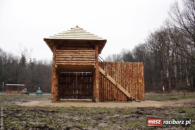 Zdjęcie w galerii na portalu naszraciborz.pl: Dokończą gród przy Arboretum Bramy Morawskiej wiadomości z regionu