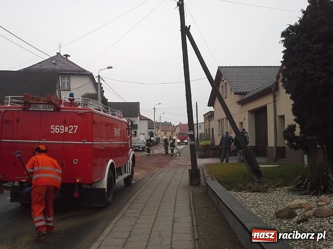 Zdjęcie w galerii na portalu naszraciborz.pl: Plama oleju w Pietrowicach Wielkich wiadomości z regionu