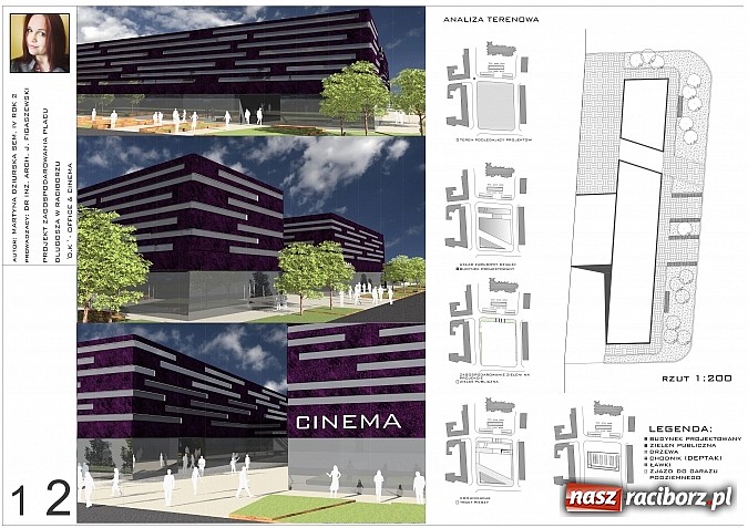 Zdjęcie w galerii na portalu naszraciborz.pl: Młoda szkoła dyskusji o mieście - wizja placu Długosza Martyny Dziurskiej z PWSZ Racibórz wiadomości z regionu