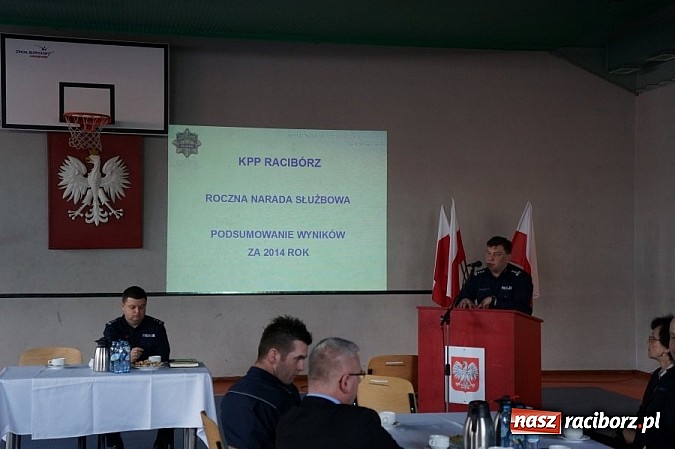 Zdjęcie w galerii na portalu naszraciborz.pl: Narada roczna w raciborskim garnizonie policji wiadomości z regionu