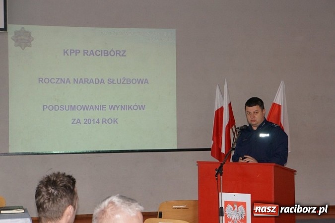 Zdjęcie w galerii na portalu naszraciborz.pl: Narada roczna w raciborskim garnizonie policji wiadomości z regionu