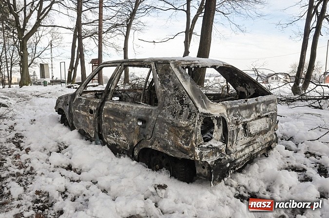 Zdjęcie w galerii na portalu naszraciborz.pl: Pechowa poranna wizyta w lesie na Widoku. Zwarcie przyczyną pożaru! wiadomości z regionu