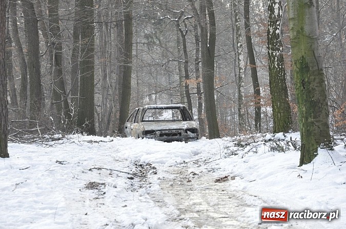 Zdjęcie w galerii na portalu naszraciborz.pl: Pechowa poranna wizyta w lesie na Widoku. Zwarcie przyczyną pożaru! wiadomości z regionu