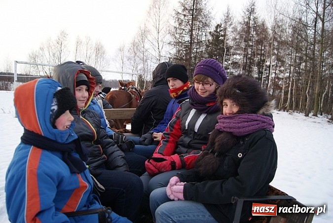 Zdjęcie w galerii na portalu naszraciborz.pl: Na początek ferii najlepszy jest kulig  wiadomości z regionu