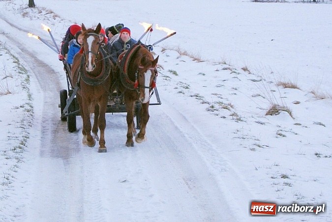 Zdjęcie w galerii na portalu naszraciborz.pl: Na początek ferii najlepszy jest kulig  wiadomości z regionu