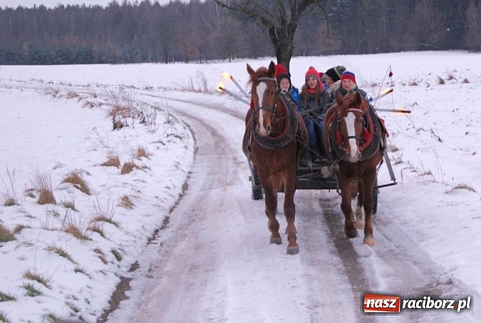 Zdjęcie w galerii na portalu naszraciborz.pl: Na początek ferii najlepszy jest kulig  wiadomości z regionu