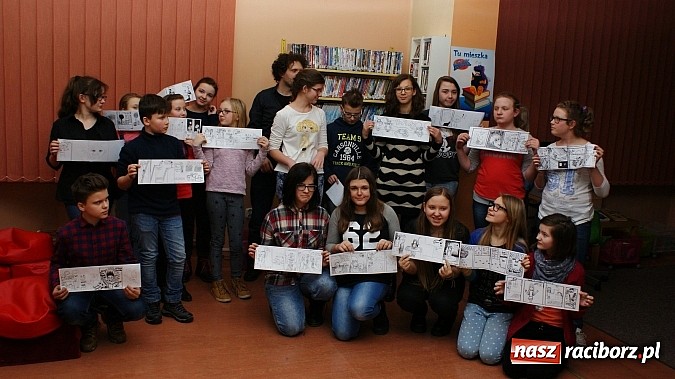 Zdjęcie w galerii na portalu naszraciborz.pl: Magiczne ferie z biblioteką. Warsztaty z Mangi i Anime wiadomości z regionu