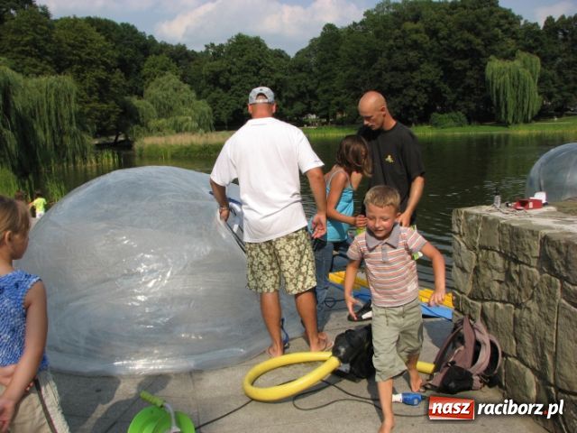 Zdjęcie w galerii na portalu naszraciborz.pl: Aqua ball nie tylko dla dzieci wiadomości z regionu