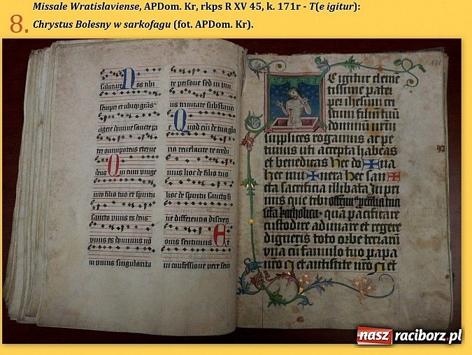 Zdjęcie w galerii na portalu naszraciborz.pl: Bezcenny pergaminowy Mszał z Raciborza odnaleziony w Krakowie wiadomości z regionu