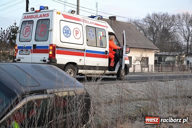 Zdjęcie w galerii na portalu naszraciborz.pl: W Jankowicach wpadł do rowu. Kierowca zasnął za kierownicą? wiadomości z regionu