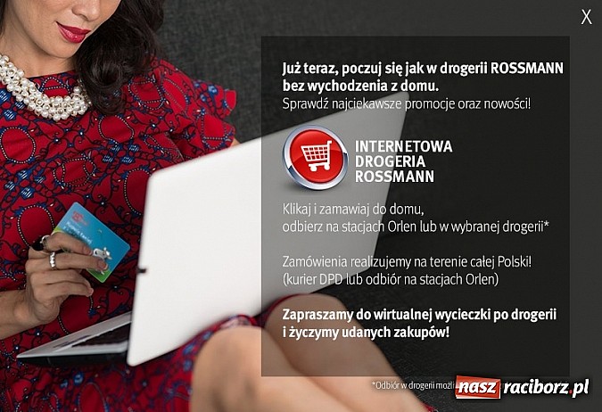Zdjęcie w galerii na portalu naszraciborz.pl: Internetowy sklep Rossmanna dostępny w całej Polsce wiadomości z regionu