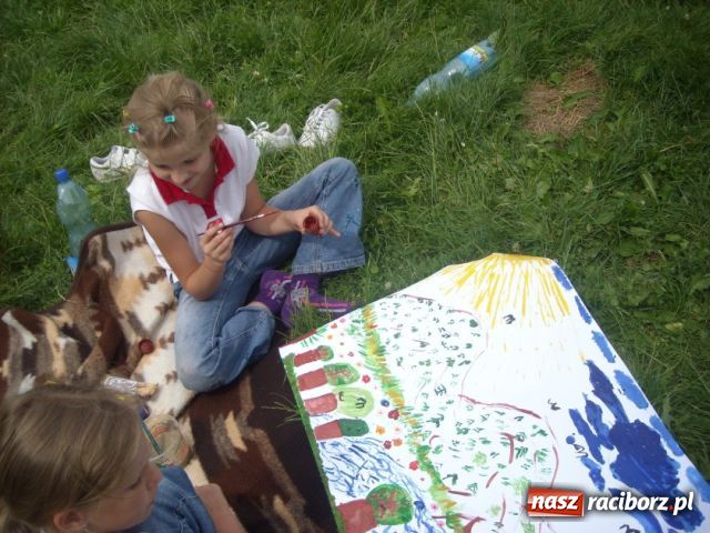 Zdjęcie w galerii na portalu naszraciborz.pl: Biwak zorganizowany przez Bibliotekę wiadomości z regionu