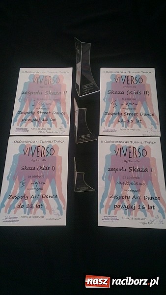 Zdjęcie w galerii na portalu naszraciborz.pl: Sukces SKAZY na og&oacute;lnopolskim turnieju tańca! wiadomości z regionu