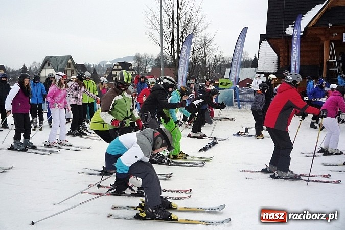 Zdjęcie w galerii na portalu naszraciborz.pl: Obóz narciarski dla gimnazjalistów z gminy Krzyżanowice  wiadomości z regionu