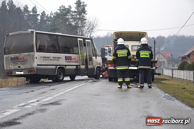 Zdjęcie w galerii na portalu naszraciborz.pl: Wyprzedzanie zakończone w rowie wiadomości z regionu