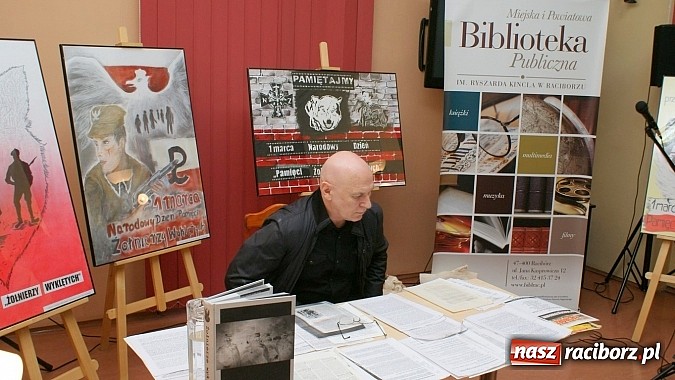Zdjęcie w galerii na portalu naszraciborz.pl: Narodowy Dzień Pamięci Żołnierzy Wyklętych - spotkanie z Leszkiem Żebrowskim wiadomości z regionu