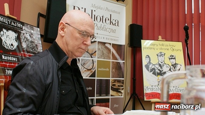 Zdjęcie w galerii na portalu naszraciborz.pl: Narodowy Dzień Pamięci Żołnierzy Wyklętych - spotkanie z Leszkiem Żebrowskim wiadomości z regionu