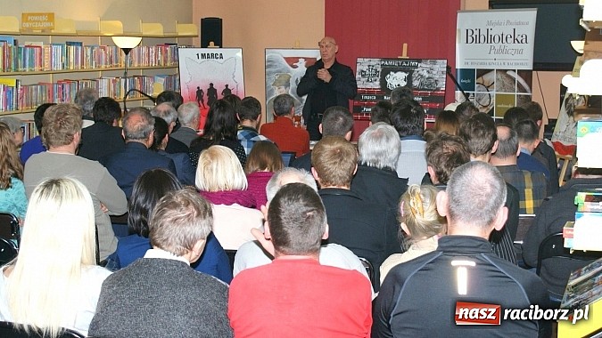 Zdjęcie w galerii na portalu naszraciborz.pl: Narodowy Dzień Pamięci Żołnierzy Wyklętych - spotkanie z Leszkiem Żebrowskim wiadomości z regionu