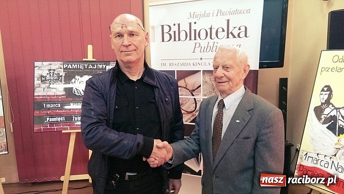 Zdjęcie w galerii na portalu naszraciborz.pl: Narodowy Dzień Pamięci Żołnierzy Wyklętych - spotkanie z Leszkiem Żebrowskim wiadomości z regionu