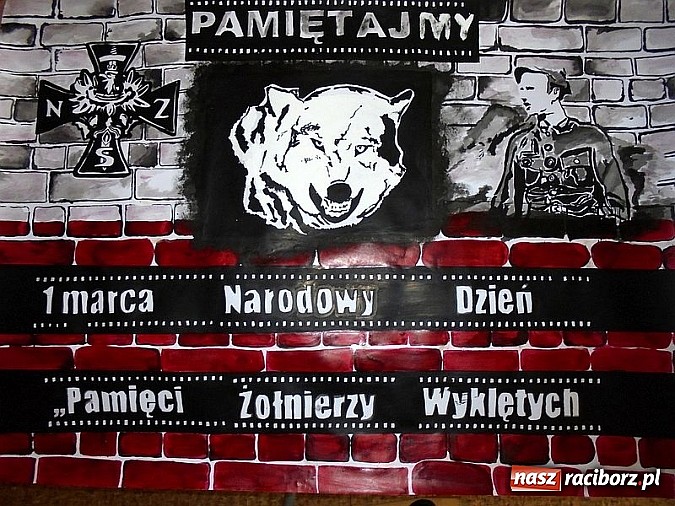 Zdjęcie w galerii na portalu naszraciborz.pl: Konkurs na plakat o Żołnierzach Wyklętych rozstrzygnięty – gratulujemy Joannie Maier, uczennicy Gimnazjum nr 5  wiadomości z regionu