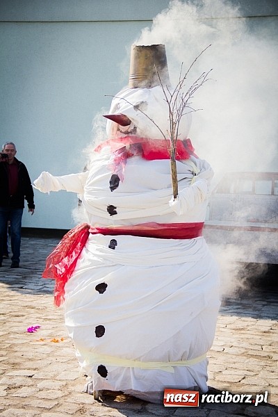 Zdjęcie w galerii na portalu naszraciborz.pl: W Studziennej jak co roku spalili bałwana wiadomości z regionu