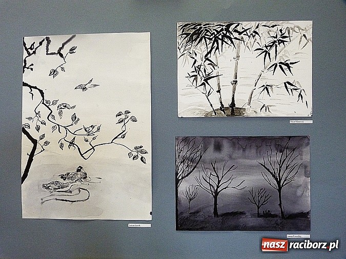 Zdjęcie w galerii na portalu naszraciborz.pl: Uczniowie G1 wystawiają prace w Bibliotece Pedagogicznej  wiadomości z regionu