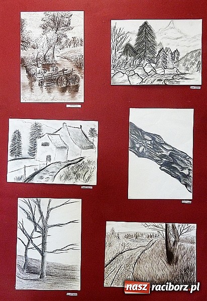 Zdjęcie w galerii na portalu naszraciborz.pl: Uczniowie G1 wystawiają prace w Bibliotece Pedagogicznej  wiadomości z regionu