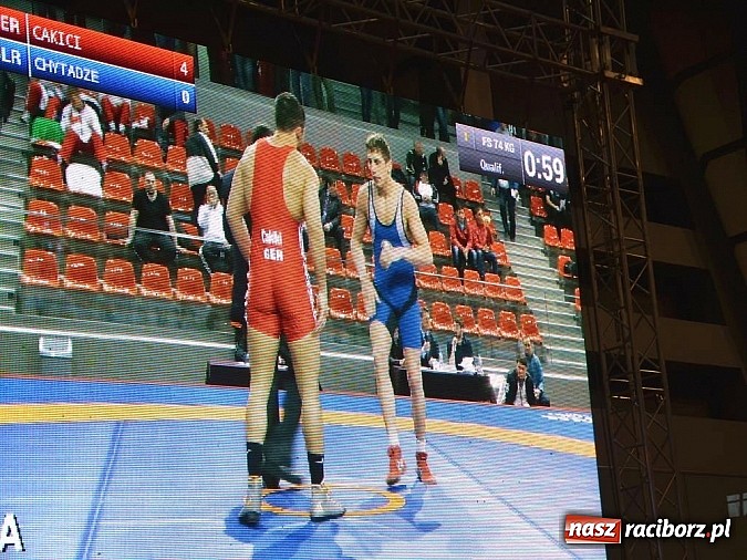 Zdjęcie w galerii na portalu naszraciborz.pl: Rozpoczęły się Mistrzostwa Europy w zapasach wiadomości z regionu