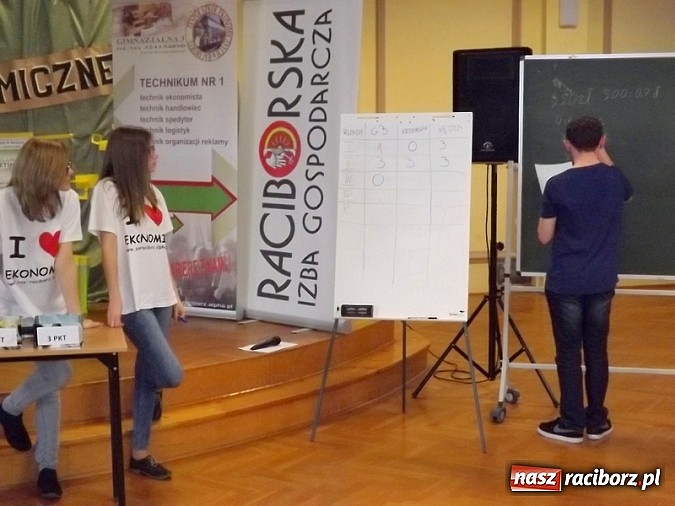 Zdjęcie w galerii na portalu naszraciborz.pl: Pierwszy raz w historii Powiatowy Konkurs Wiedzy Ekonomicznej wygrały dwie drużyny! wiadomości z regionu