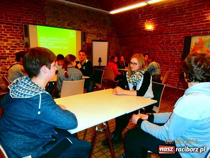 Zdjęcie w galerii na portalu naszraciborz.pl: Gimnazjum nr 1 współpracuje z Instytutem Goethego wiadomości z regionu