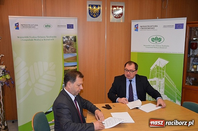 Zdjęcie w galerii na portalu naszraciborz.pl: Podpisanie umowy na przebudowę oczyszczalni ścieków w Bieruniu wiadomości z regionu