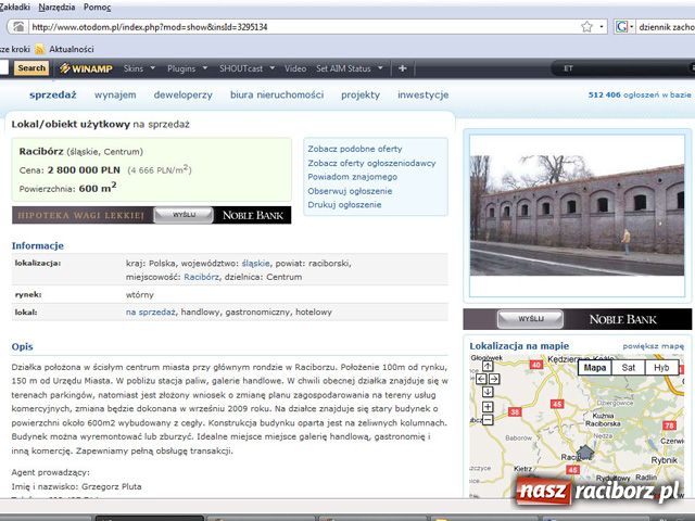 Zdjęcie w galerii na portalu naszraciborz.pl: Winiarnia wystawiona na sprzedaż wiadomości z regionu