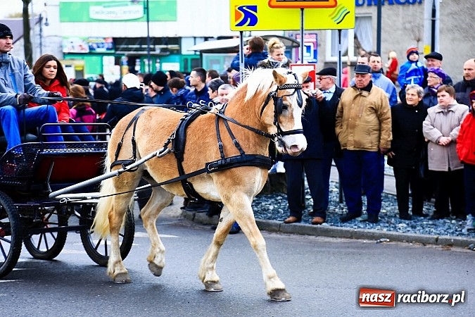 Zdjęcie w galerii na portalu naszraciborz.pl: W Pietrowicach Wielkich procesja szła chwilami w zamieci śnieżnej wiadomości z regionu