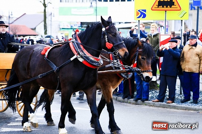Zdjęcie w galerii na portalu naszraciborz.pl: W Pietrowicach Wielkich procesja szła chwilami w zamieci śnieżnej wiadomości z regionu