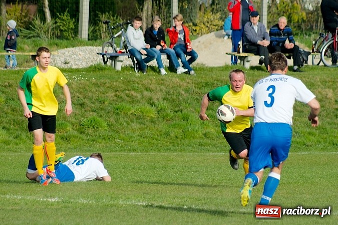 Zdjęcie w galerii na portalu naszraciborz.pl: Derby Raciborza: Wymęczone zwycięstwo Brzezia wiadomości z regionu