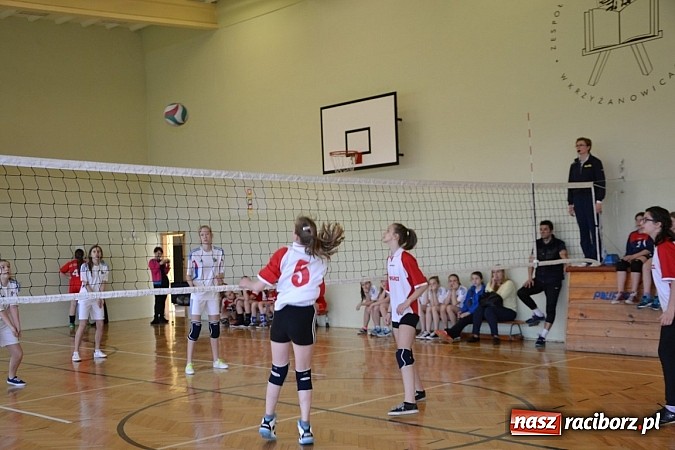 Zdjęcie w galerii na portalu naszraciborz.pl: Finał zawod&oacute;w rejonowych w mini siatk&oacute;wce dziewcząt w Krzyżanowicach wiadomości z regionu