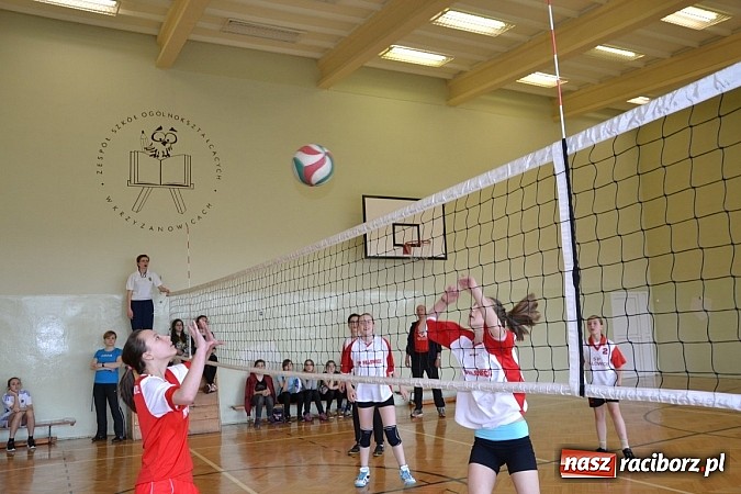 Zdjęcie w galerii na portalu naszraciborz.pl: Finał zawod&oacute;w rejonowych w mini siatk&oacute;wce dziewcząt w Krzyżanowicach wiadomości z regionu