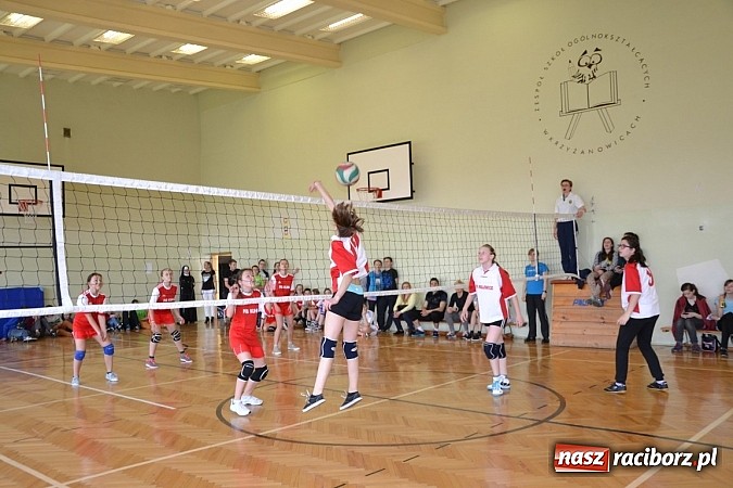 Zdjęcie w galerii na portalu naszraciborz.pl: Finał zawod&oacute;w rejonowych w mini siatk&oacute;wce dziewcząt w Krzyżanowicach wiadomości z regionu