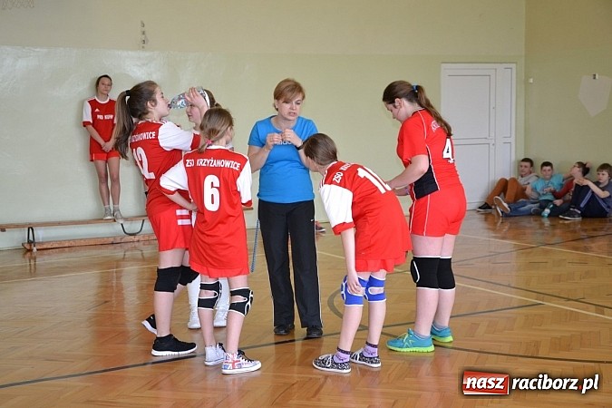 Zdjęcie w galerii na portalu naszraciborz.pl: Finał zawod&oacute;w rejonowych w mini siatk&oacute;wce dziewcząt w Krzyżanowicach wiadomości z regionu