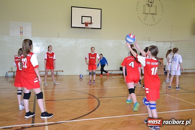 Zdjęcie w galerii na portalu naszraciborz.pl: Finał zawod&oacute;w rejonowych w mini siatk&oacute;wce dziewcząt w Krzyżanowicach wiadomości z regionu