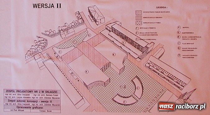 Zdjęcie w galerii na portalu naszraciborz.pl: Plac Długosza przyszłości - wizja Raciborskiego Klubu Architekta SZRAF sprzed dekady wiadomości z regionu