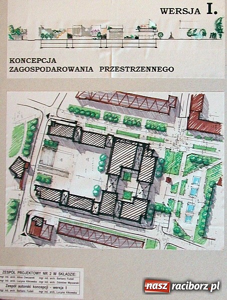 Zdjęcie w galerii na portalu naszraciborz.pl: Plac Długosza przyszłości - wizja Raciborskiego Klubu Architekta SZRAF sprzed dekady wiadomości z regionu