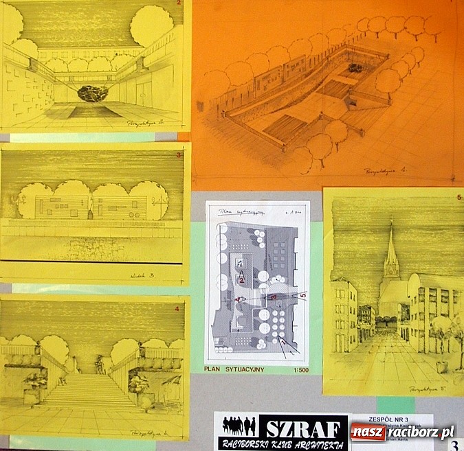 Zdjęcie w galerii na portalu naszraciborz.pl: Plac Długosza przyszłości - wizja Raciborskiego Klubu Architekta SZRAF sprzed dekady wiadomości z regionu