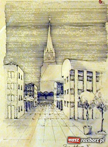 Zdjęcie w galerii na portalu naszraciborz.pl: Plac Długosza przyszłości - wizja Raciborskiego Klubu Architekta SZRAF sprzed dekady wiadomości z regionu