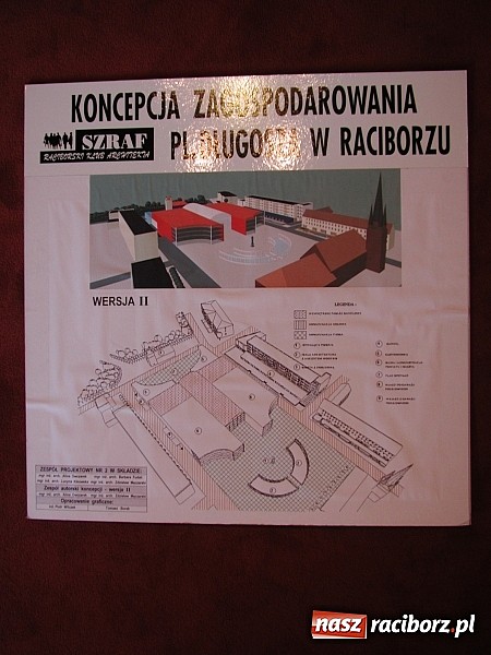 Zdjęcie w galerii na portalu naszraciborz.pl: Plac Długosza przyszłości - wizja Raciborskiego Klubu Architekta SZRAF sprzed dekady wiadomości z regionu