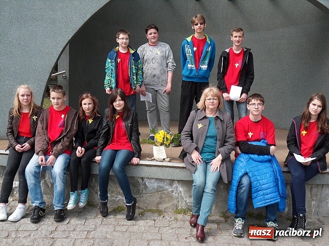 Zdjęcie w galerii na portalu naszraciborz.pl:  Gimnazjum Nr 5 w ogólnopolskiej akcji Żonkile 2015 wiadomości z regionu